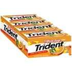 Trident Sugarless Chewing Gum Val U Pak Spearmint   12 X 18 Stick Pack