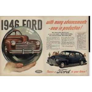 1946 Ford with many advancements   now in production  1946 Ford 