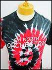 Retro 1990s 90s Dark Tie Dye Orchestra Psych Hippy Festival T Shirt 
