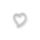   Abstract Heart Pendant Diamond quality AA (I1 clarity, G I color