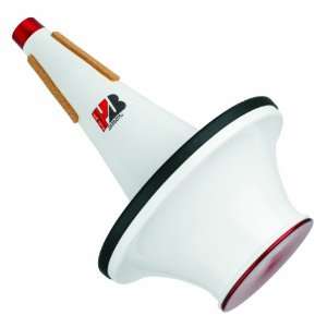   Cup Alumnium Red/White Bass Trombone Mute (299) Musical Instruments