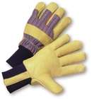 West Chester Leather Safety Work Gloves Mens Reflective West Chester 