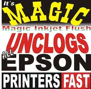 UNCLOG EPSON SUB INK PRINTER PRINTHEAD CLEANER CLEANING  