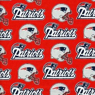 NFL New England Patriots Cotton Print Fabric  Sports 