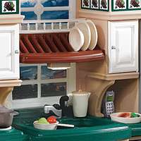 Step2 Lifestyle Deluxe Kitchen with Realistic Sounds, Granite Style 