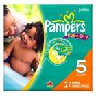 Procter & Gamble Pampers Baby Dry Diapers, Size 5, 27 Count