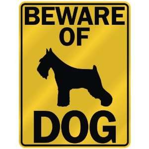  BEWARE OF  STANDARD SCHNAUZER  PARKING SIGN DOG