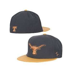  Zephyr Texas Longhorns Fallout Fitted Hat 8: Sports 