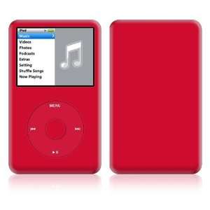  Apple iPod Classic Decal Vinyl Sticker Skin   Simply Red 