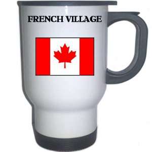 Canada   FRENCH VILLAGE White Stainless Steel Mug
