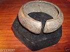 ANTIQUE AFRICAN SLAVE OR TRIBAL BRACELET CAST BRONZE, 14TH TO 18TH 