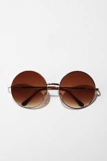 UrbanOutfitters  Oversized Round Metal Sunglasses