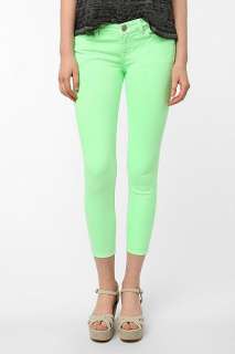 UrbanOutfitters  BDG Neon Grazer Mid Rise Jean   Lime