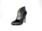 New Authentic Guess Ankle Boots By Marciano Darela Black Leather Size 