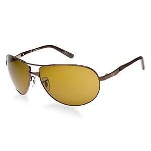  Ray Ban Sunglasses RB3393 Sunglasses, Brown Lens, Brown, 1 