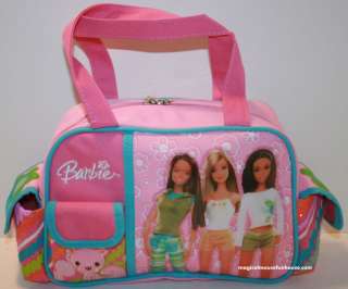 Barbie Mattel Pink Purse Tote Travel Carry Case New  