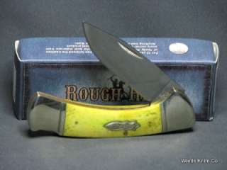   !! Rough Rider Lockback with Smooth Lime Green Handles RR1176  
