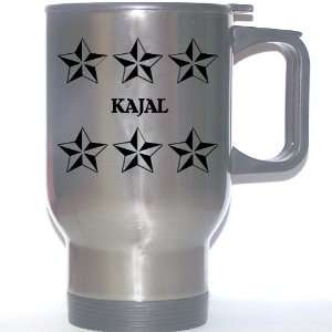   Gift   KAJAL Stainless Steel Mug (black design) 