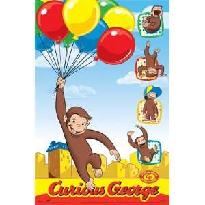  CURIOUS GEORGE MOVIE FILM POSTER 24 X 36 NEW 8656