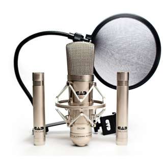   Studio 3 Piece Condenser Microphone Bundle w/ Popfilter GXL2200SSP