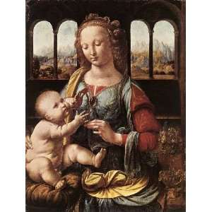   name Madonna of the Carnation, By Leonardo da Vinci