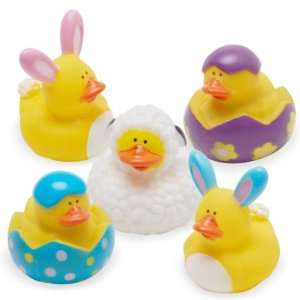  Mini Easter Rubber Duckies: Toys & Games