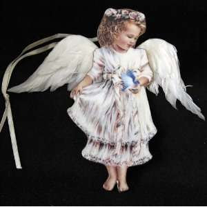  Gentle Guardian Angel Christmas Ornament by Dona Gelsinger 