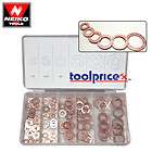 110 PC. COPPER WASHER ASSORTMENT SET CASE TOOL NEW