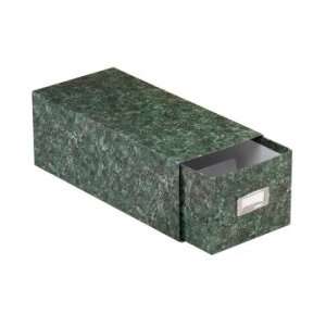   Esselte Box Files with Lid   Green Marble   ESS39652