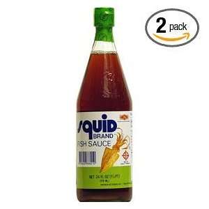  Squid Brand Fish Sauce, 24 Ounce Bottle (Pack of 2 