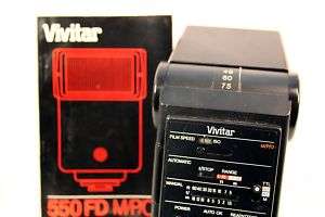 Vivitar 550FD Flash for Pentax Minolta & Olympus  