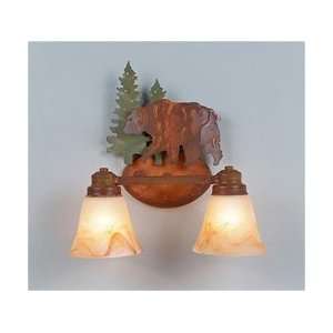 Avalanche Ranch   Lakeshire Cabin Vanity Lights   Bear   2 to 4 Light 