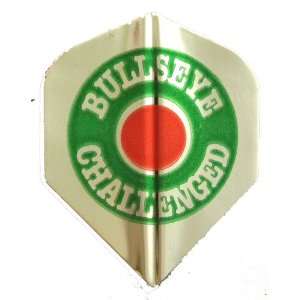   Silver Bullseye Challenged Dart Flights 