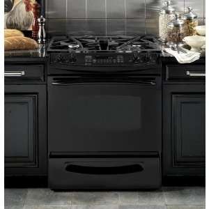  GE PGS975DEPBB 30 In. Black Gas Range