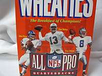 NFL ALL PRO QUARTERBACKS Collectible Wheaties Box  