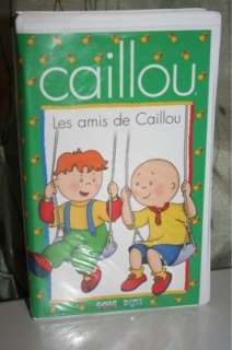 Caillou Friends French Language Cinar VHS Video  