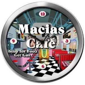  MACIAS 14 Inch Cafe Metal Clock Quartz Movement Kitchen 