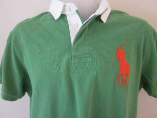 NWT Polo Ralph Lauren Custom Fit Big Pony Rugby polo shirt, $98 MSRP 