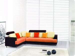 132074192 Modern Microfiber Sectional Sofa Chaise Set Couch Efs37  