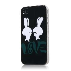  Rabbit Design Open face Skin Case for iPhone 4 Cell 