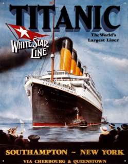 RMS Titanic, the most famous ocean liner in history, leaves 