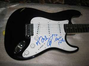FOSTER THE PEOPLE Signed GUITAR PROOF mark foster  