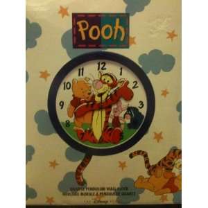   : Pooh Quartz Pendulum Wall Clock Tiger Hanging Tail: Everything Else