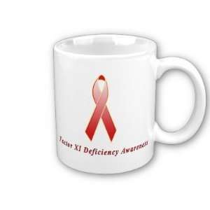  Factor XI Deficiency Awareness Ribbon Coffee Mug 