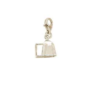 Rembrandt Charms Camping Tent Charm with Lobster Clasp, 10K Yellow 