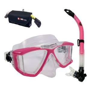  Snorkeling Scuba Dive Side View Edgeless Mask Snorkel Gear 