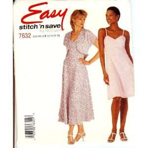  Easy Stitch N Save 7632 Dress and Jacket Arts, Crafts 