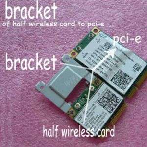   of 5 wireless Wifi Mini PCI E Half Size to Full Size Bracket + Screws