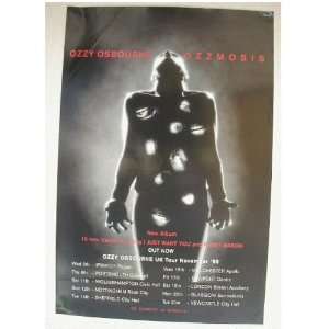  Ozzy Osbourne Poster and Hndbil Black Sabbath Everything 