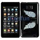   Black Hard Cover Stand Case For Samsung Galaxy S2 S II i9100 +Film